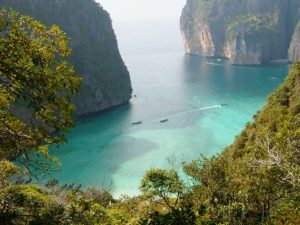 Koh Phi Phi Lee is a great destination for sailing excursions